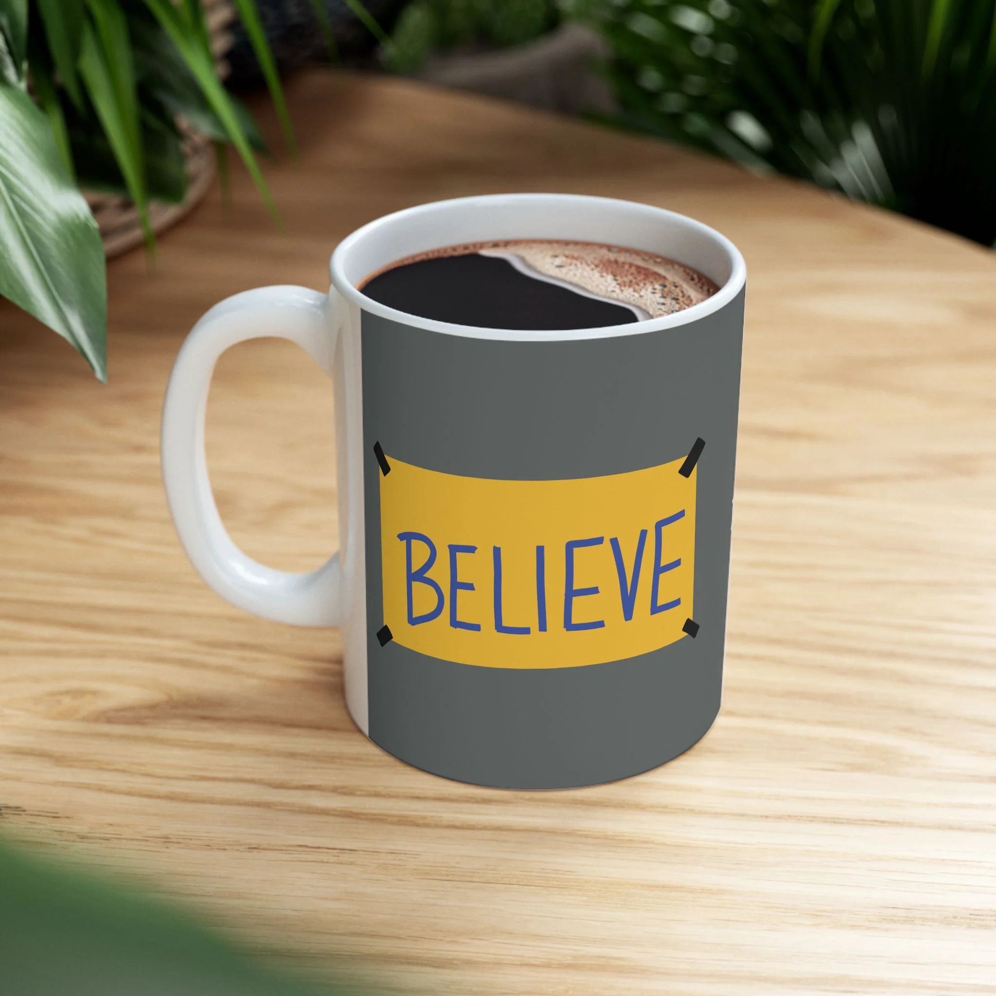 Believe Positive Message Mug — "Be Curious Not Judgmental" Coffee Cup (11oz & 15oz) - Image 10