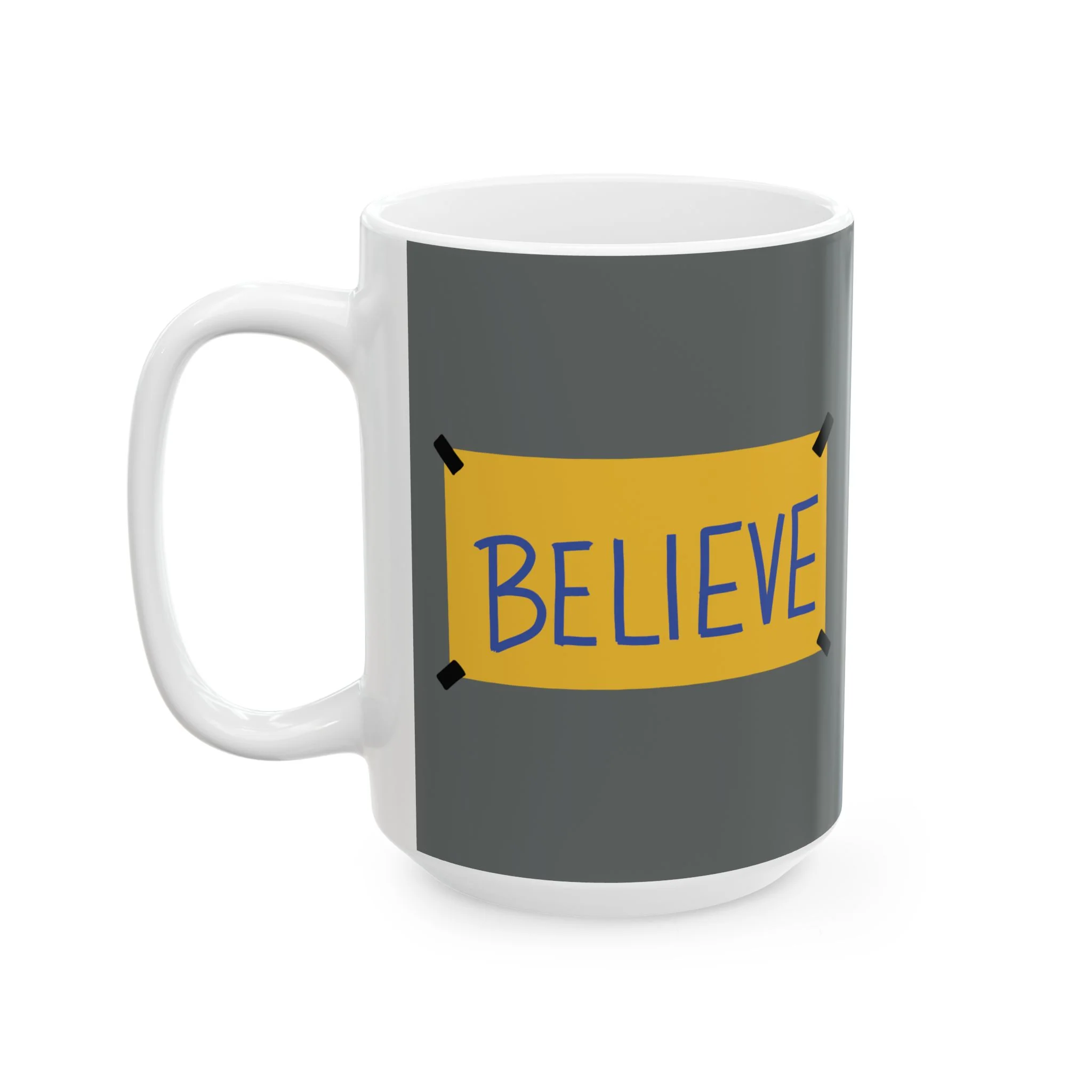 Believe Positive Message Mug — "Be Curious Not Judgmental" Coffee Cup (11oz & 15oz) - Image 5