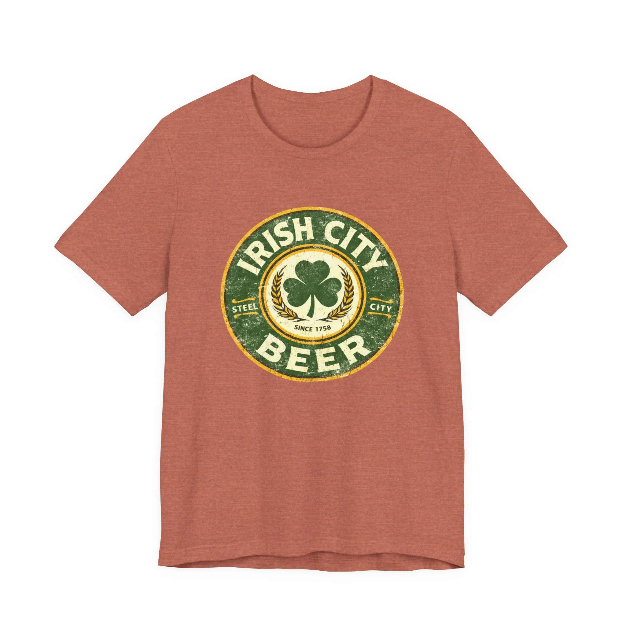 Irish City Beer - Unisex Jersey Short Sleeve Tee - Image 4
