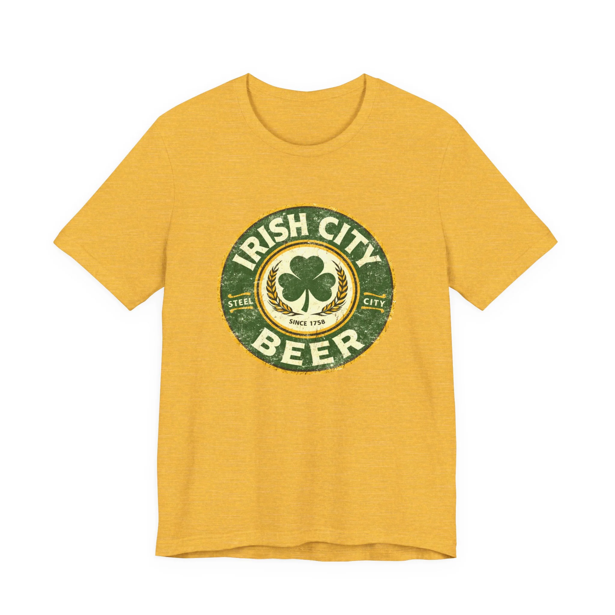 Irish City Beer - Unisex Jersey Short Sleeve Tee - Image 5