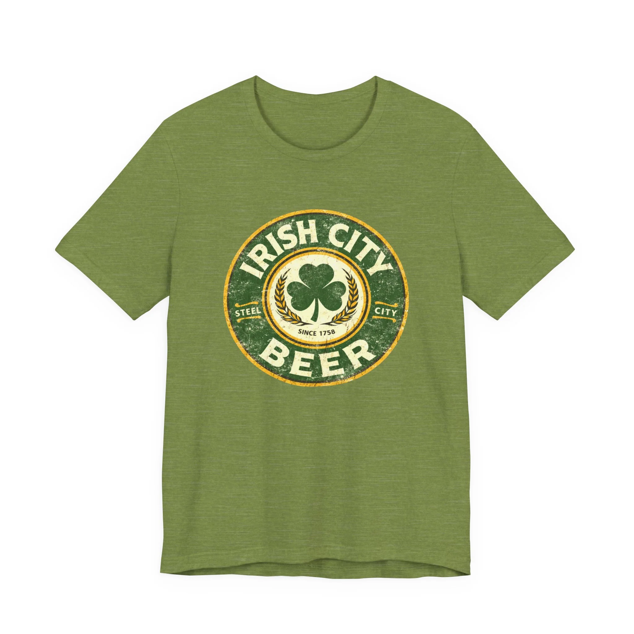 Irish City Beer - Unisex Jersey Short Sleeve Tee - Image 6