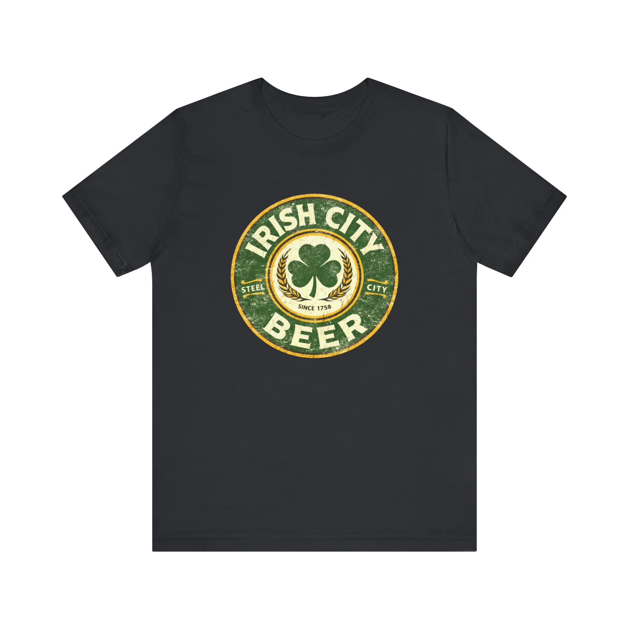 Irish City Beer - Unisex Jersey Short Sleeve Tee - Image 9