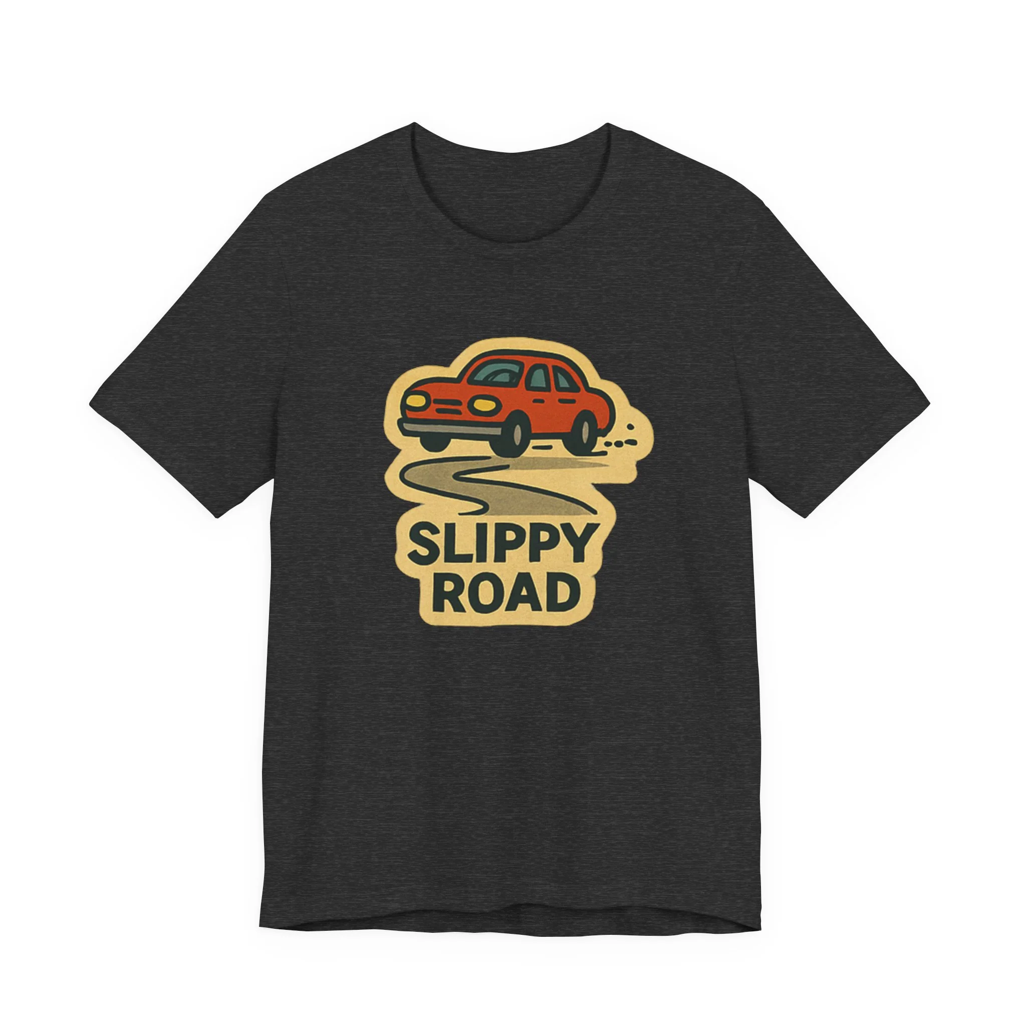 Slippy Road - Unisex Jersey Short Sleeve Tee - Image 3